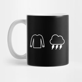 Sweater Weather, The NBHD Lightning cloud Mug